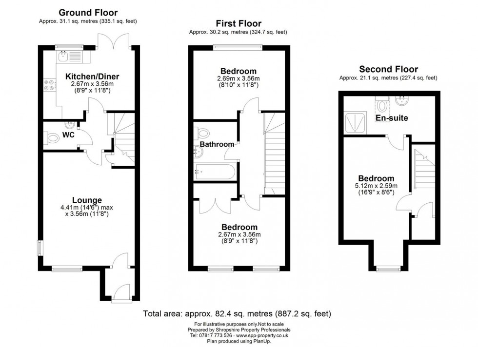 Floorplan for St. George Way, Newport