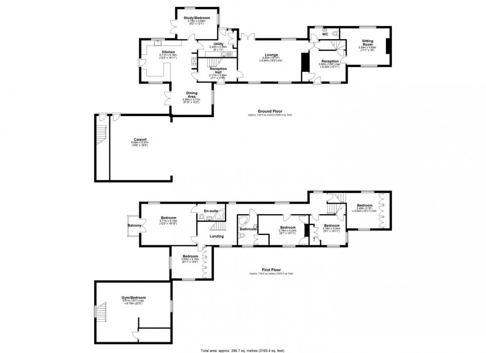Floorplan for Great Chatwell
