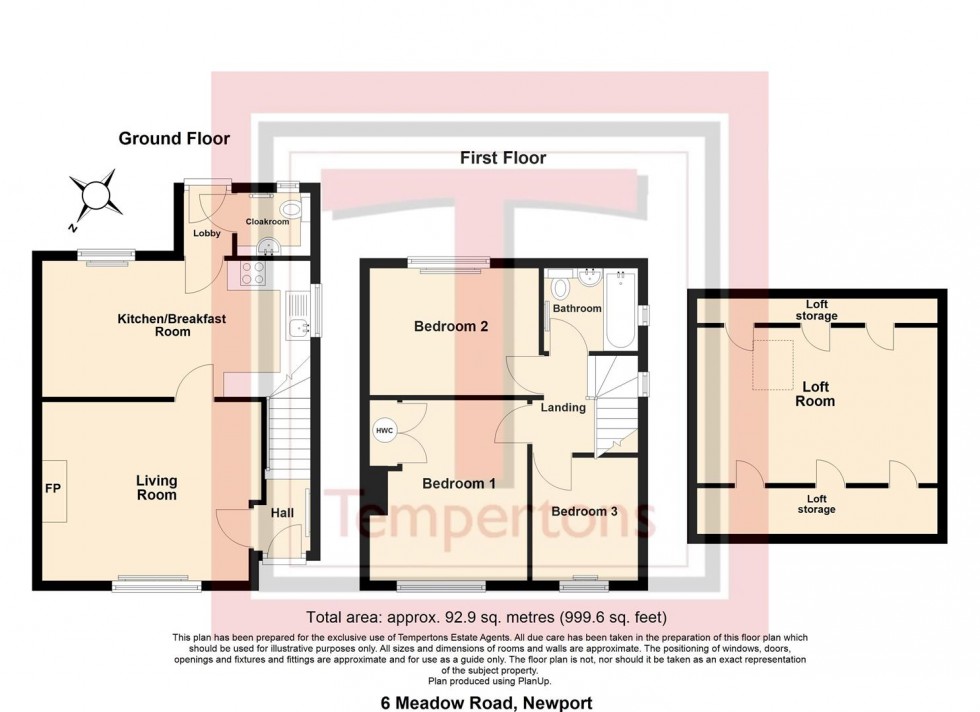 Floorplan for Meadow Road, Newport