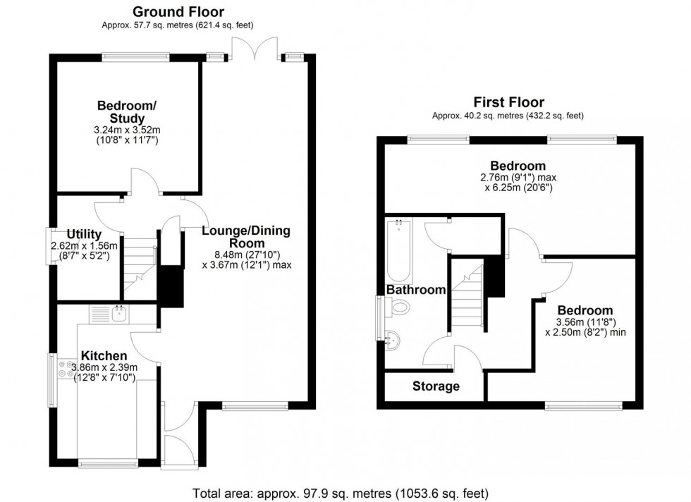 Floorplan for Hampton Drive, Newport