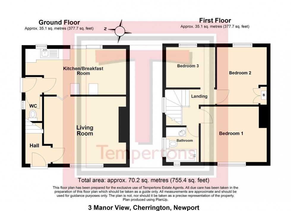 Floorplan for Manor View, Cherrington