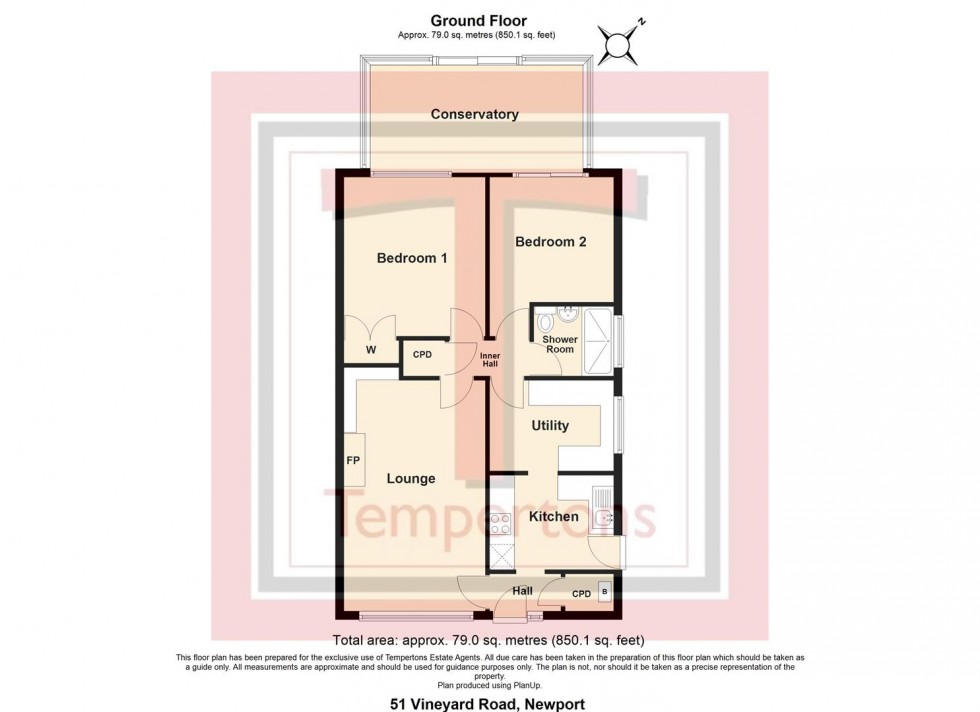Floorplan for Vineyard Road, Newport