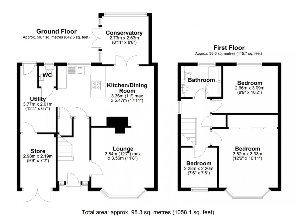 Floorplan for Newport Road, Edgmond, Newport