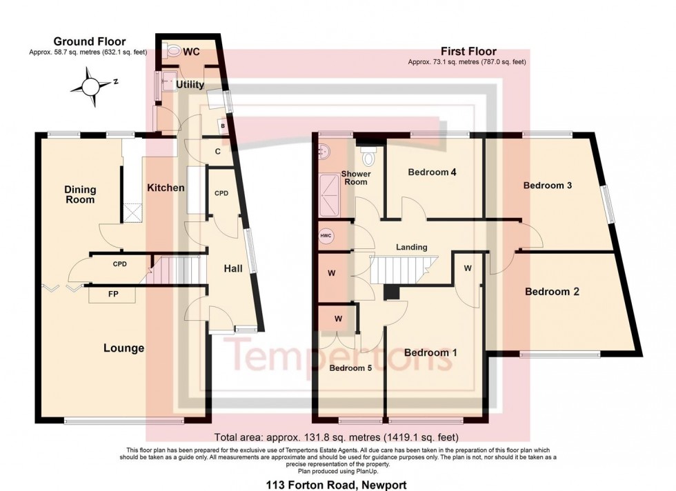 Floorplan for Forton Road, Newport
