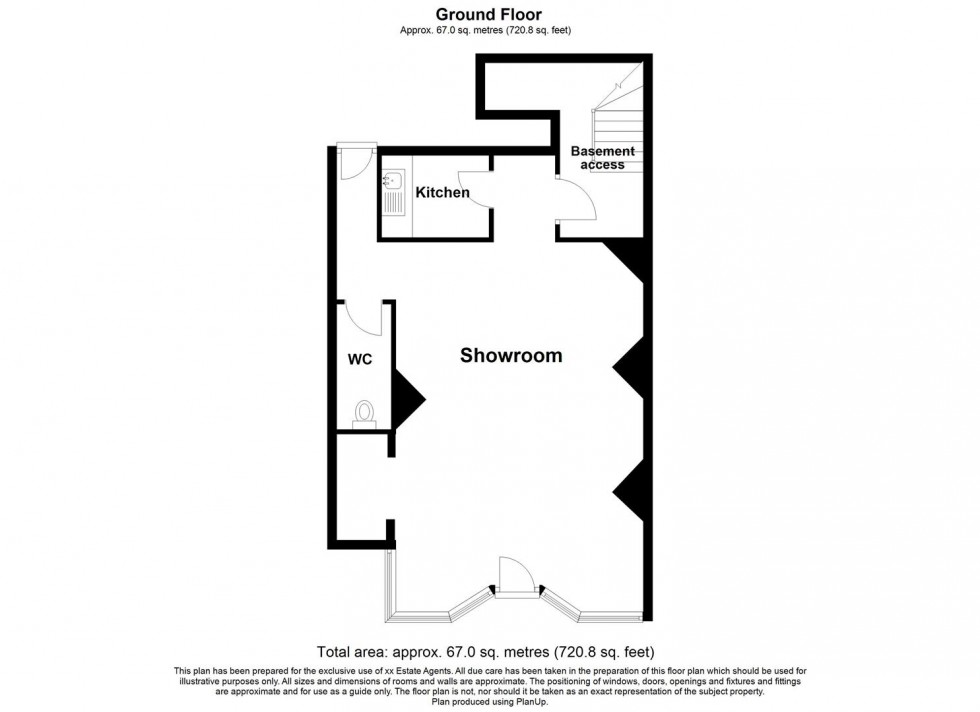 Floorplan for The Gallery, 67 High Street