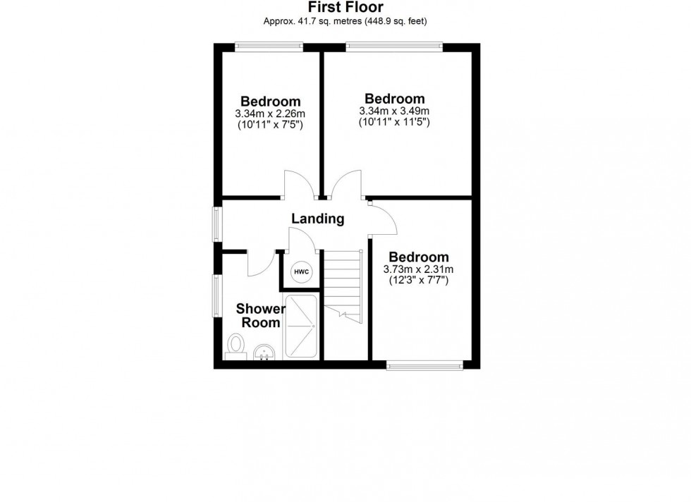 Floorplan for Norbroom Drive, Newport
