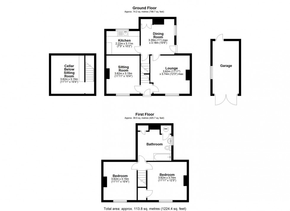 Floorplan for Albion Street, St. Georges, Telford