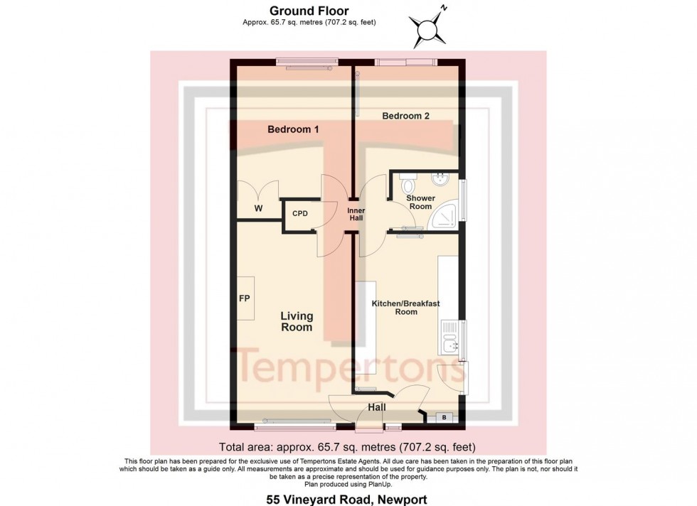 Floorplan for Vineyard Road, Newport
