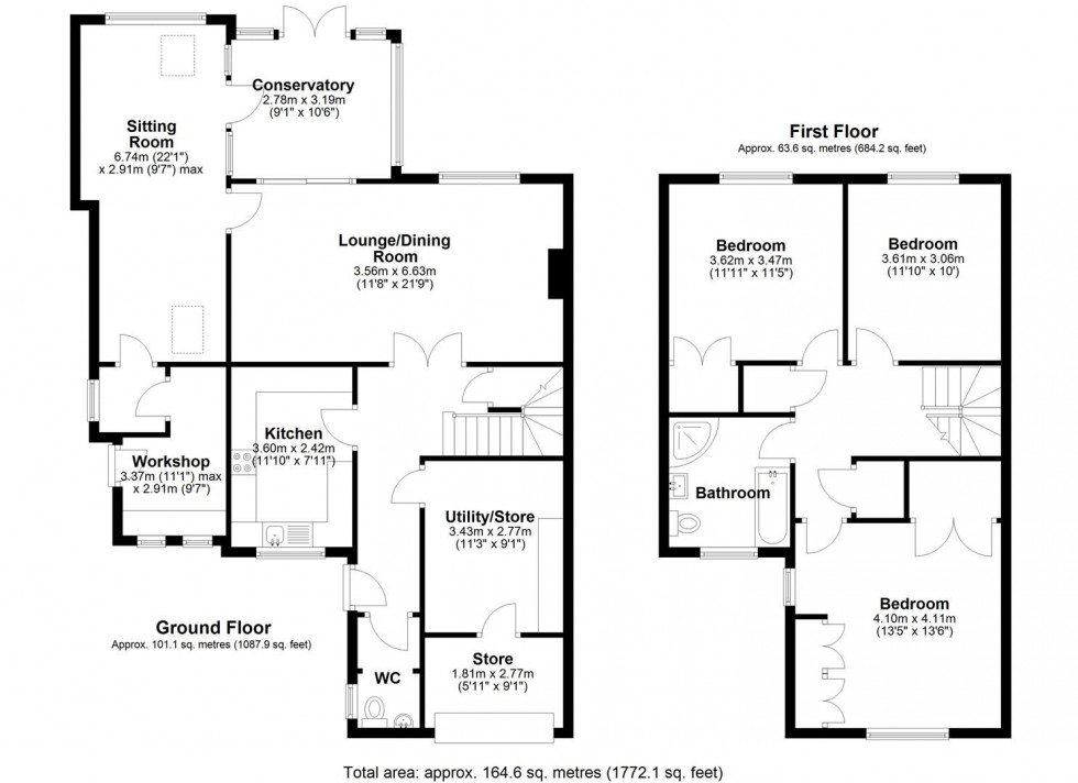 Floorplan for Jockey Bank, Ironbridge, Telford