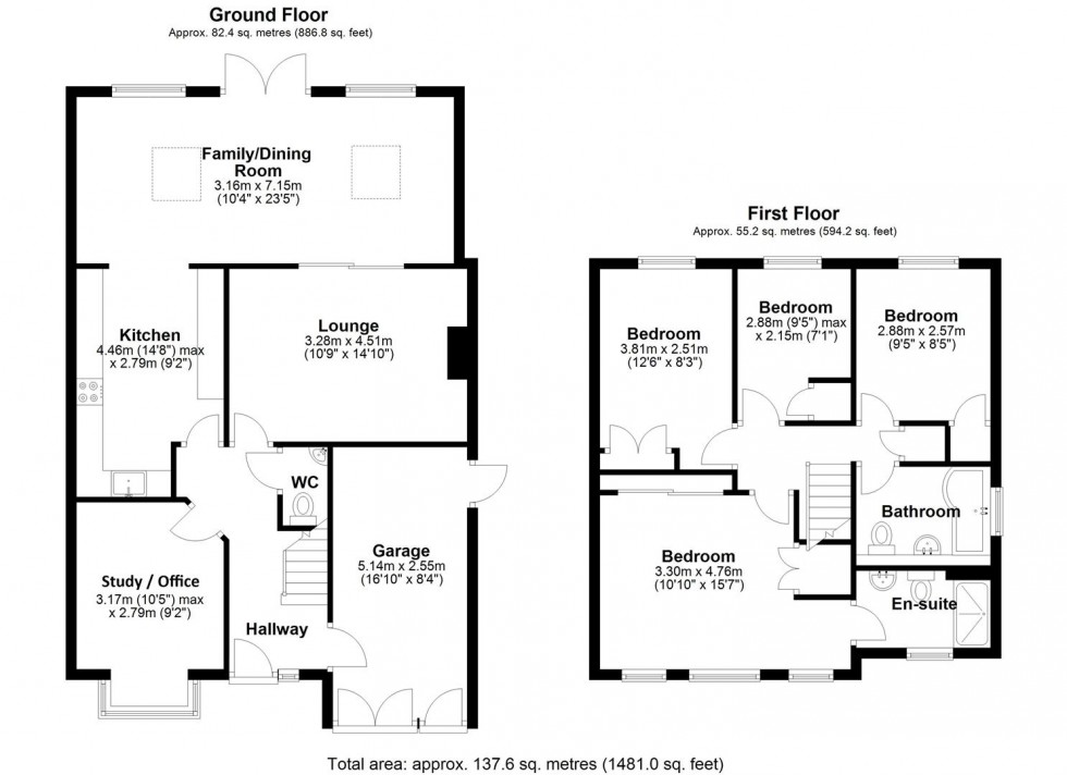 Floorplan for Park End, Newport
