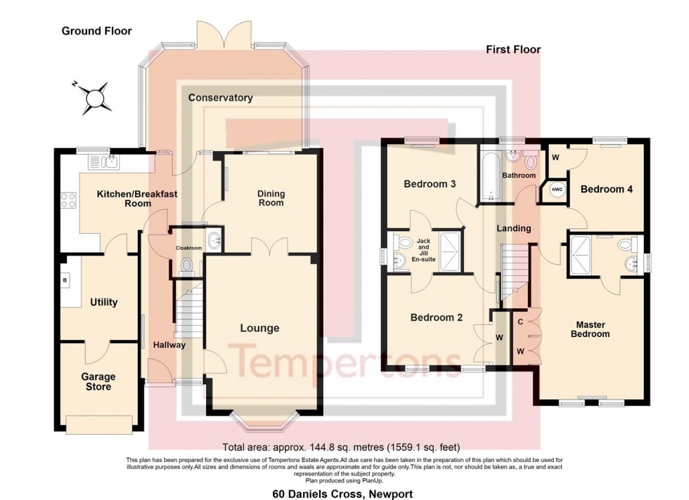 Floorplan for Daniels Cross, Newport
