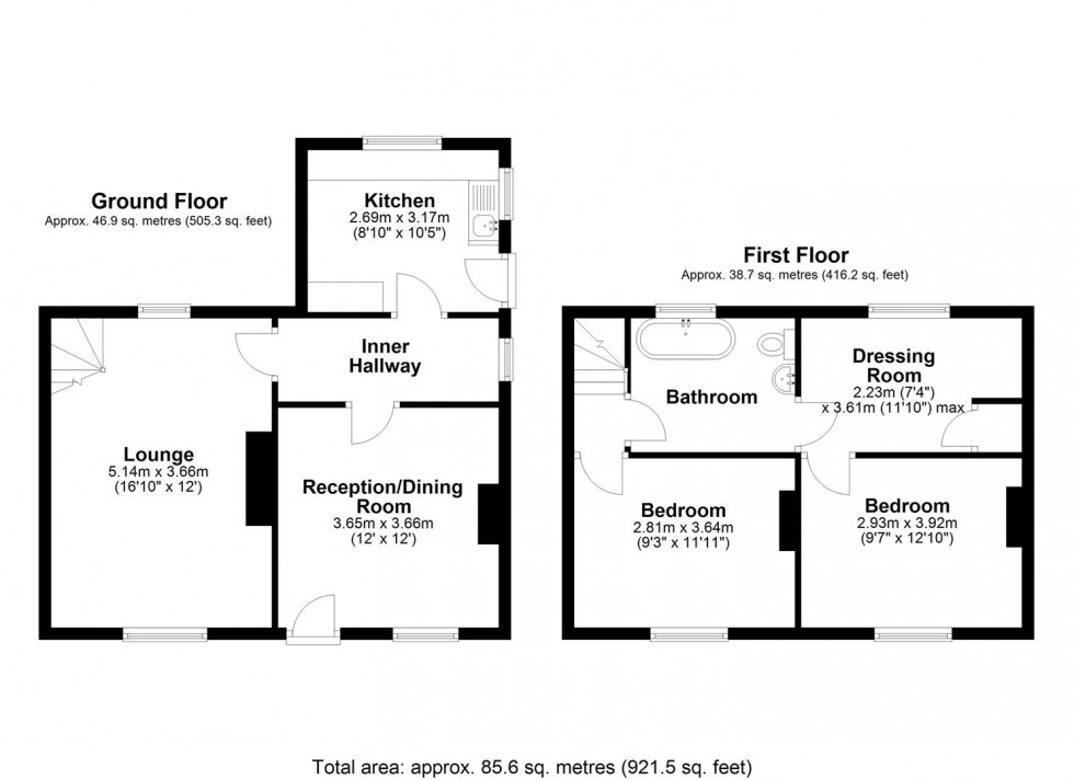 Floorplan for Southall, Dawley, Telford