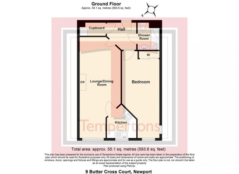 Floorplan for Stafford Street, Newport