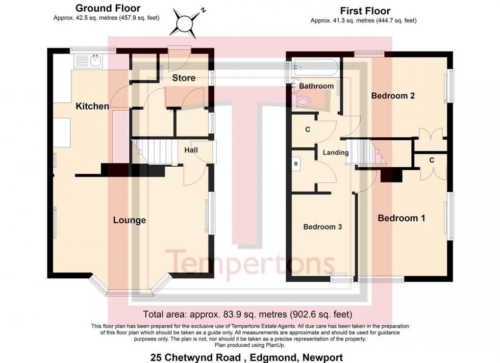 Floorplan for Chetwynd Road, Edgmond, Newport