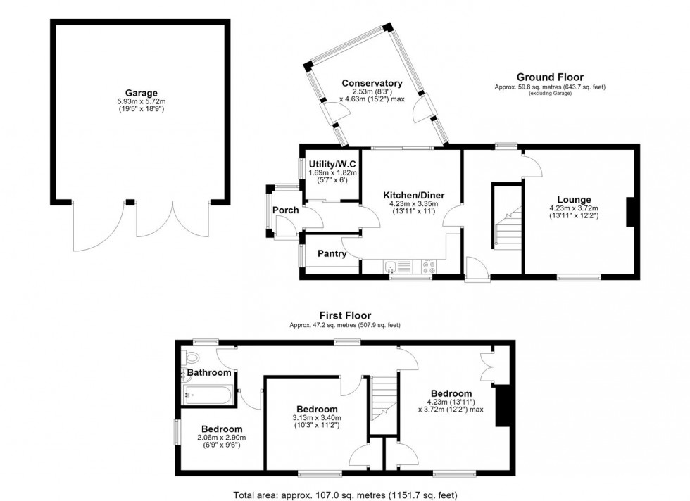Floorplan for Howle, Newport