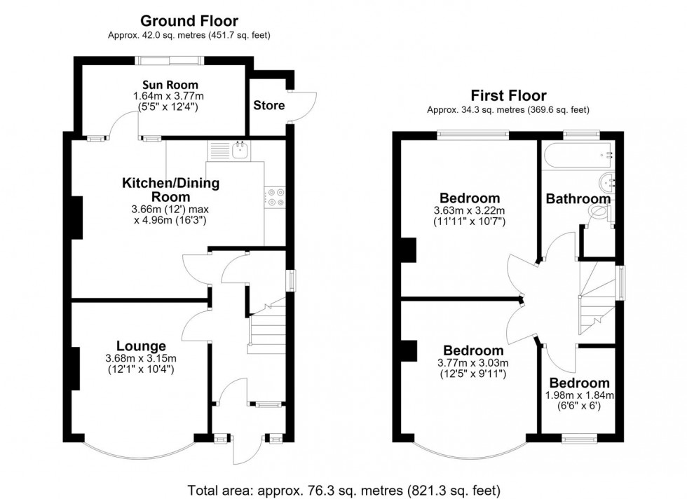 Floorplan for Main Road, Ketley Bank, Telford